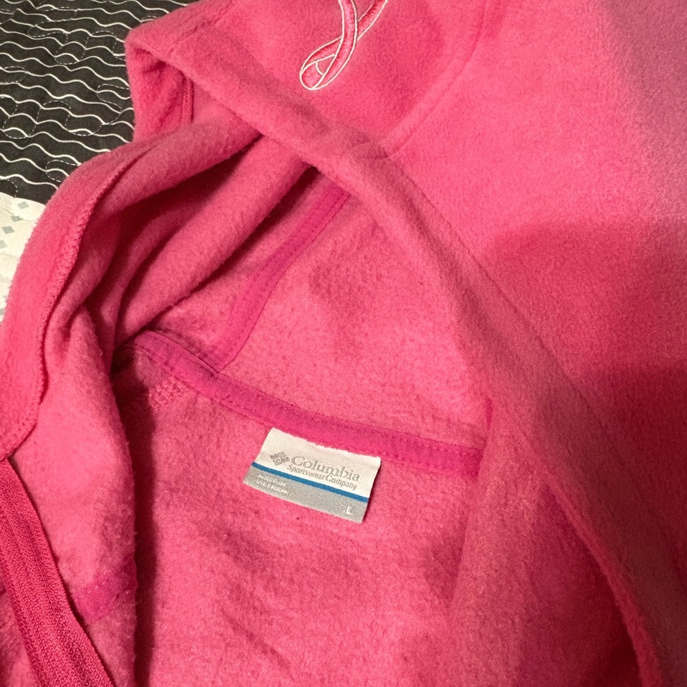 Columbia Vibrant Pink Fleece Hoodie